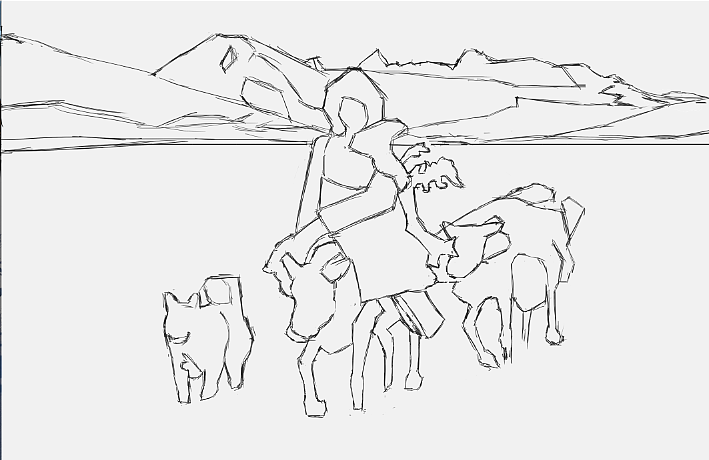 第一次完整的临摹