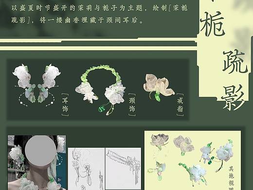 首饰‖茉栀疏影 花草元素配饰