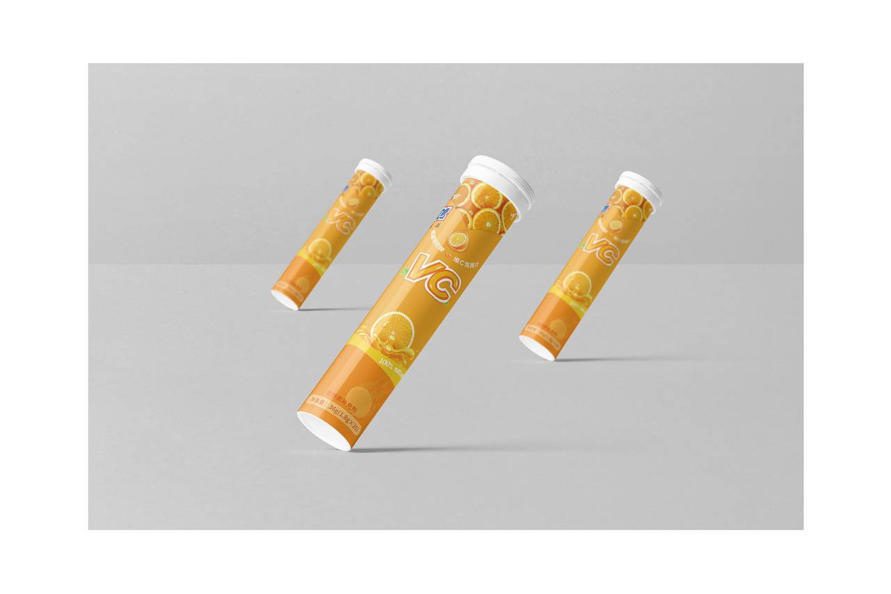 维生素c泡腾片包装设计 已商用（图ZMjQ1Nzc3ODA4） - 包装 - 站酷设计师满小和原创素材 - 站酷ZCOOL