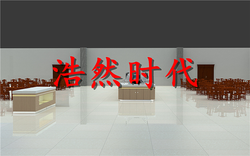 餐厅大理石取餐台设计定制
