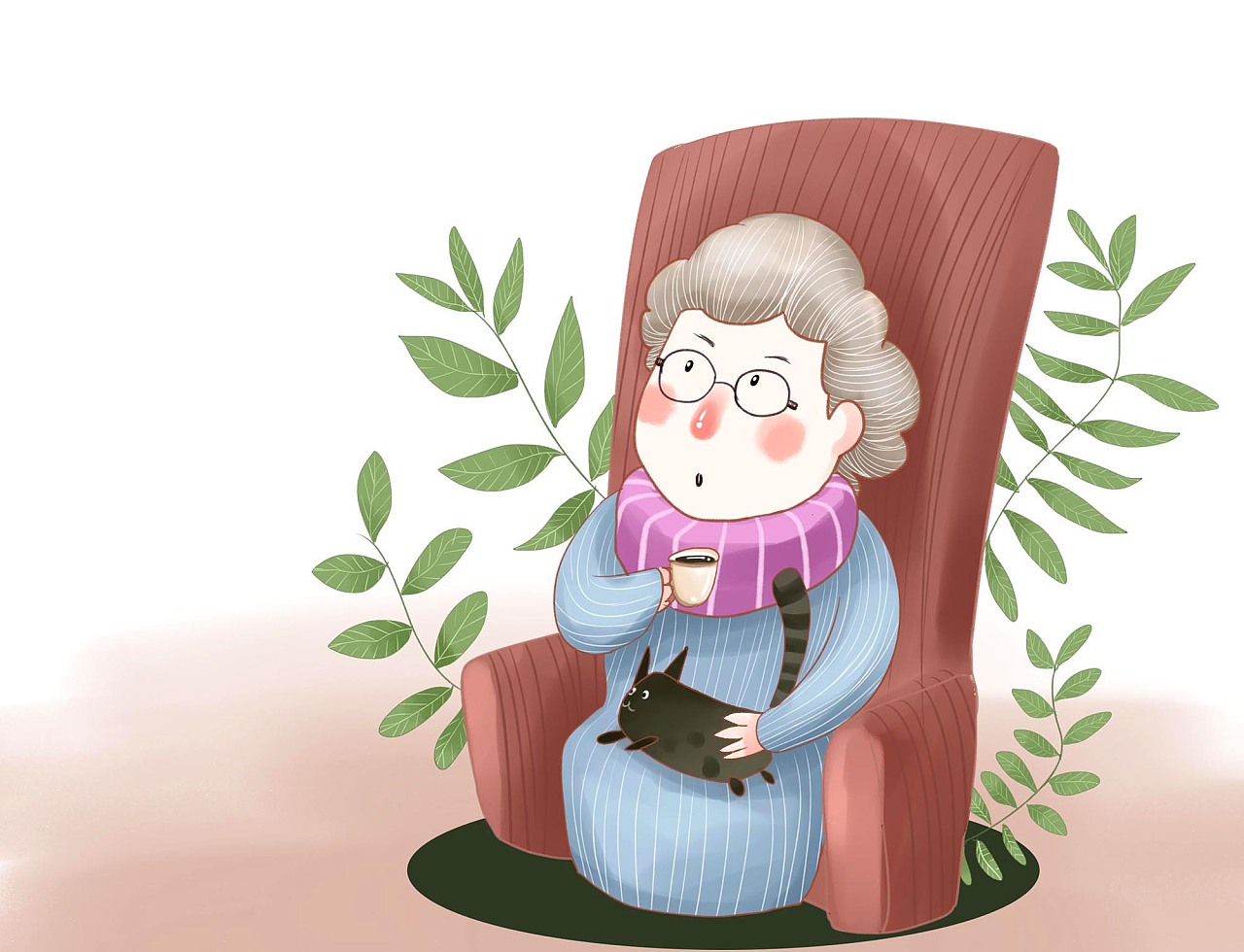 过年回家看妈妈