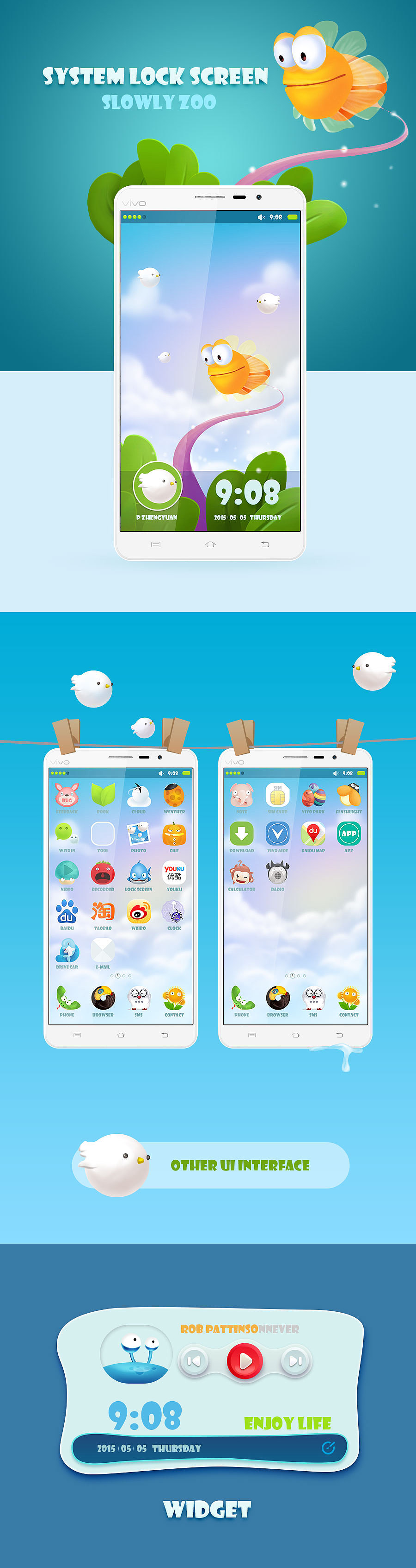 Slowly zoo（图ZMjI1MjkzMzY=） - 主题/皮肤 - 站酷设计师朴正圆原创素材 - 站酷ZCOOL