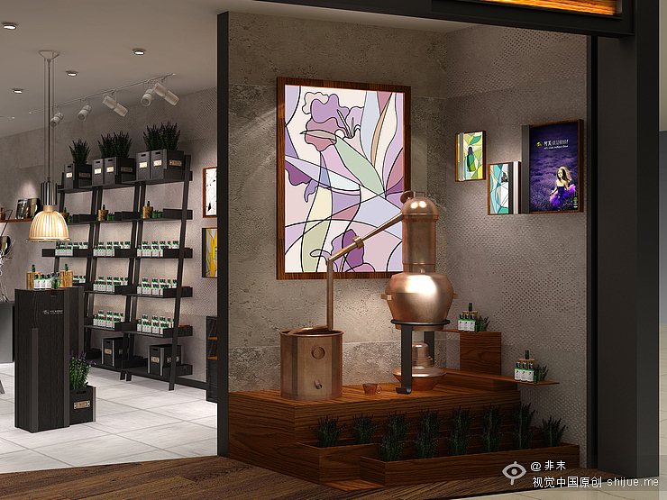 阿芙就是精油北京来福士体验店设计方案（图ZMzA4MTU5MDQ=） - 展陈设计 - 站酷设计师非末原创素材 - 站酷ZCOOL