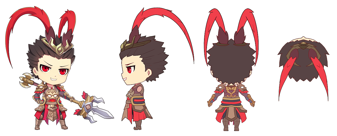 q版貂蝉附过程图顺带搭上吕布