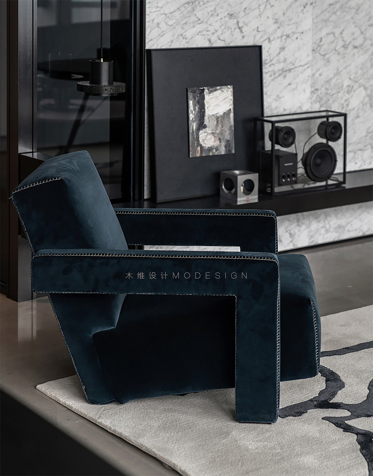 木维设计-重色系独居私宅（图ZMjc5MjUwNjMy） - 家装设计 - 站酷设计师木维设计原创素材 - 站酷ZCOOL