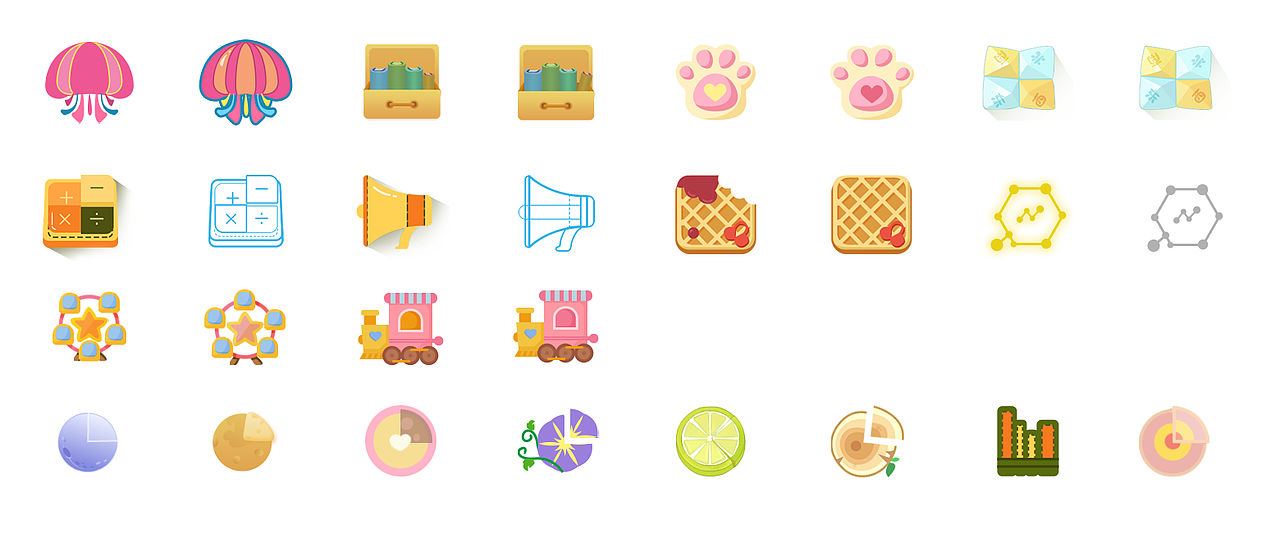 app内主题化icon（图ZODQyNzg1OTI=） - 主题/皮肤 - 站酷设计师花弦月洛奇原创素材 - 站酷ZCOOL
