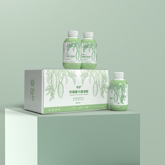 包装设计 | 柠檬果汁速溶粉