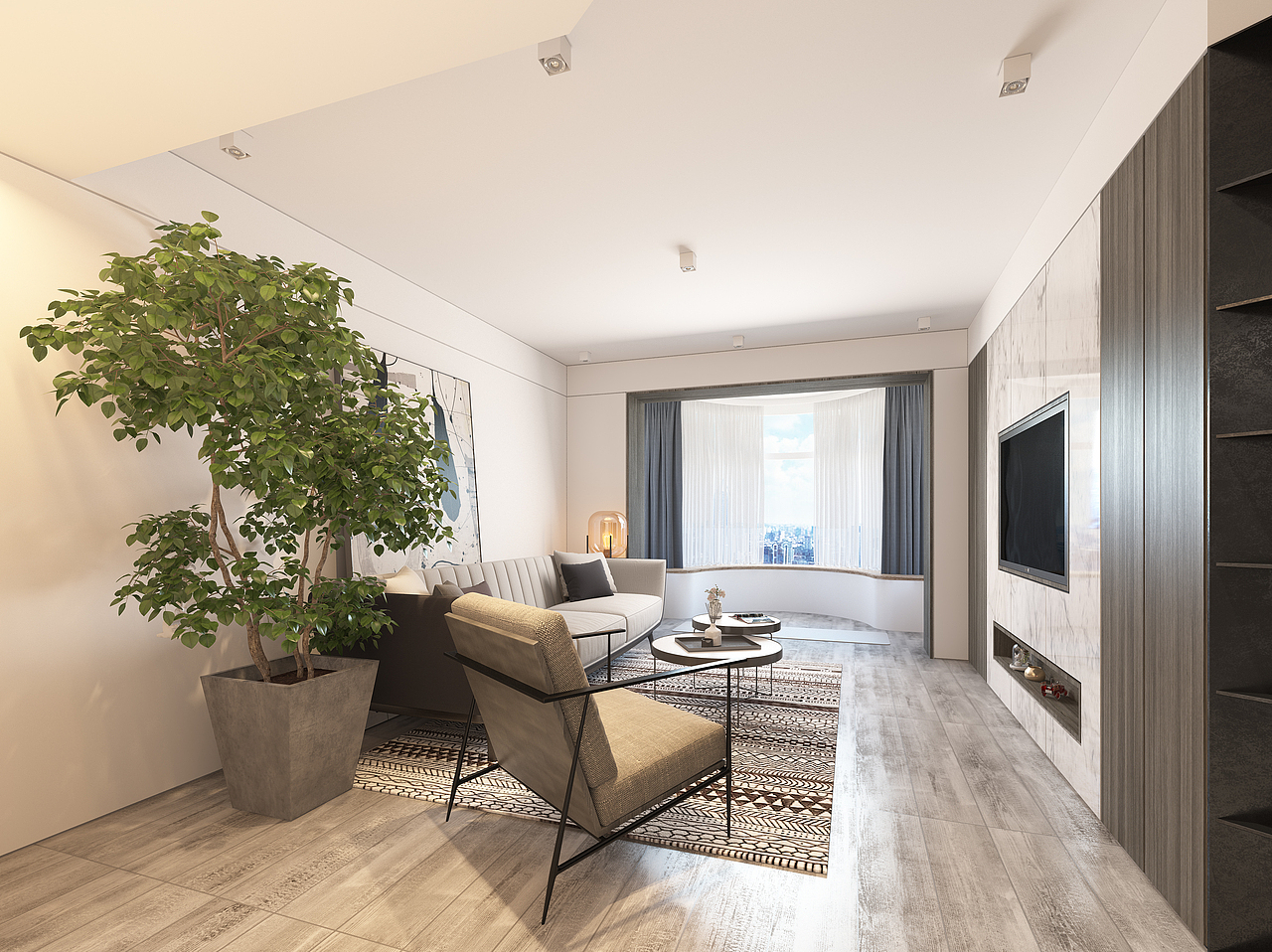 金岛花园—疏影暗香来|空间|家装设计|壹加空间设计_原创作品-站酷