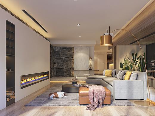 绿地别墅私宅设计（个人主页-ZNTMzMTU3ODQ=） - 家装设计 - 站酷设计师万维构造原创素材 - 站酷ZCOOL