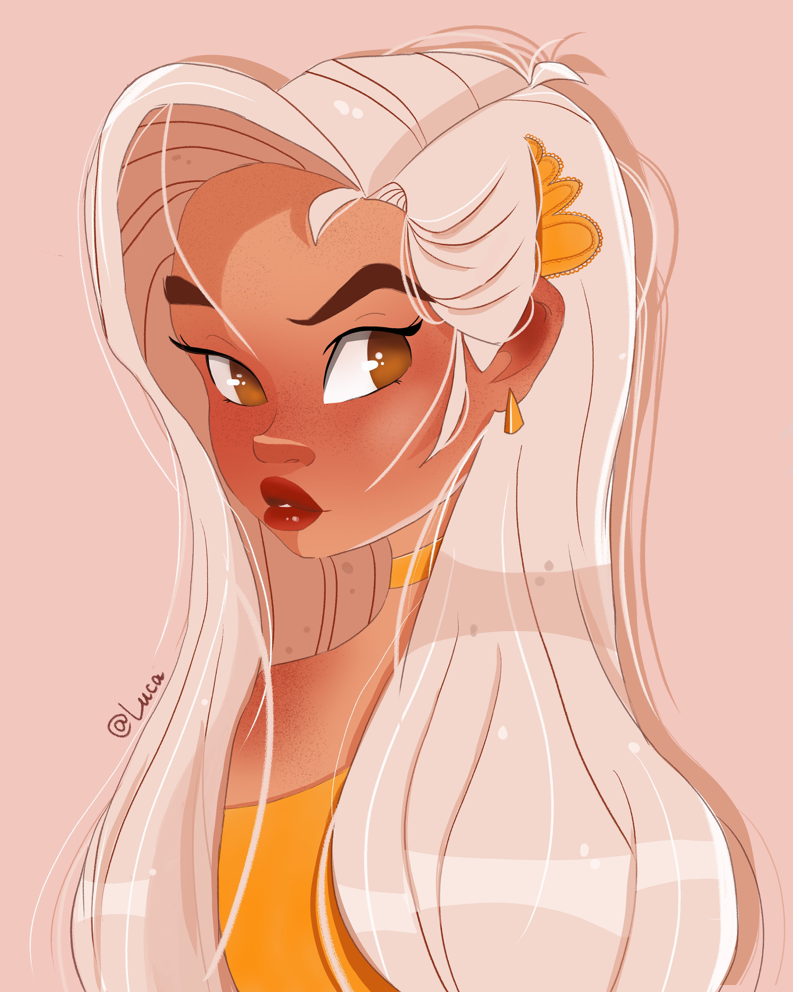 欧美风插画学习