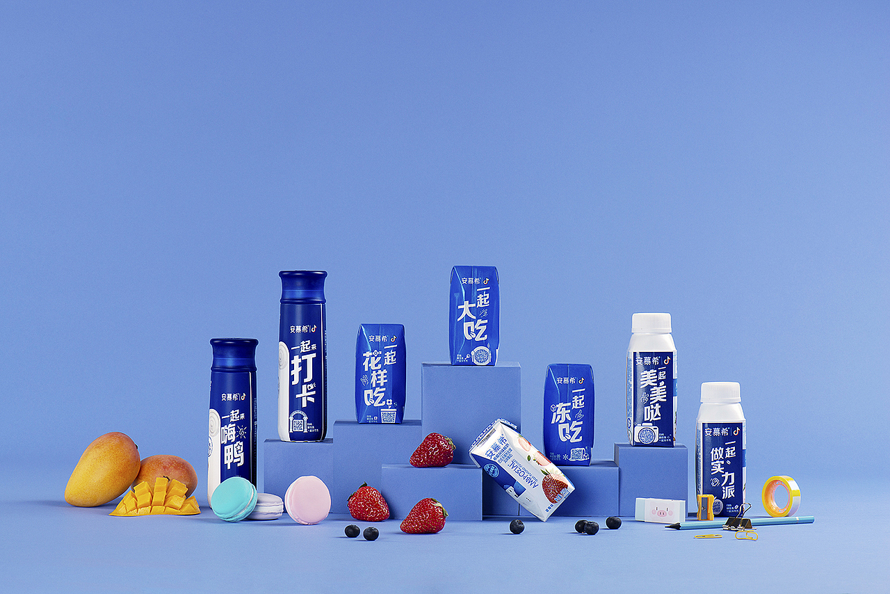 食品摄影｜安慕希酸奶 ✖️ 深白DeepWhite（图ZMjUyMTgwMzA4） - 产品摄影 - 站酷设计师深白DeepWhite原创素材 - 站酷ZCOOL
