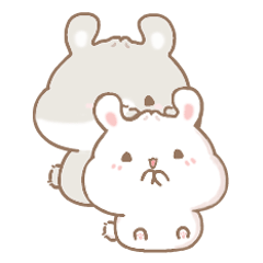🐰包叽兔boji2——甜美治愈系表情包形象IP（图ZMjg5NjI3NjY4） - 网络表情 - 站酷设计师萌扎piyomi原创素材 - 站酷ZCOOL