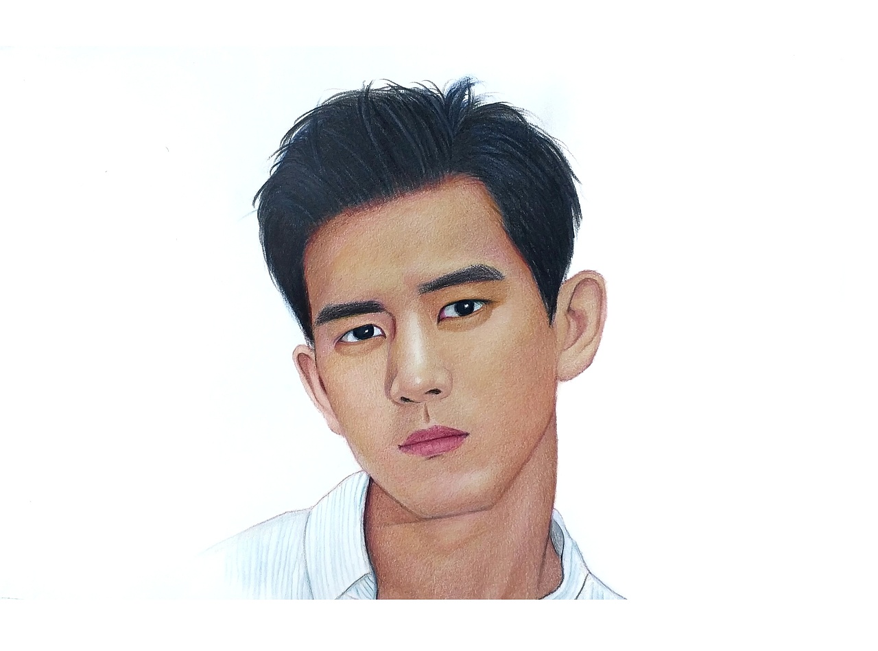 彩铅手绘李现