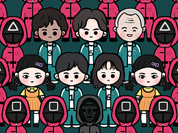 鱿鱼游戏可爱小头像