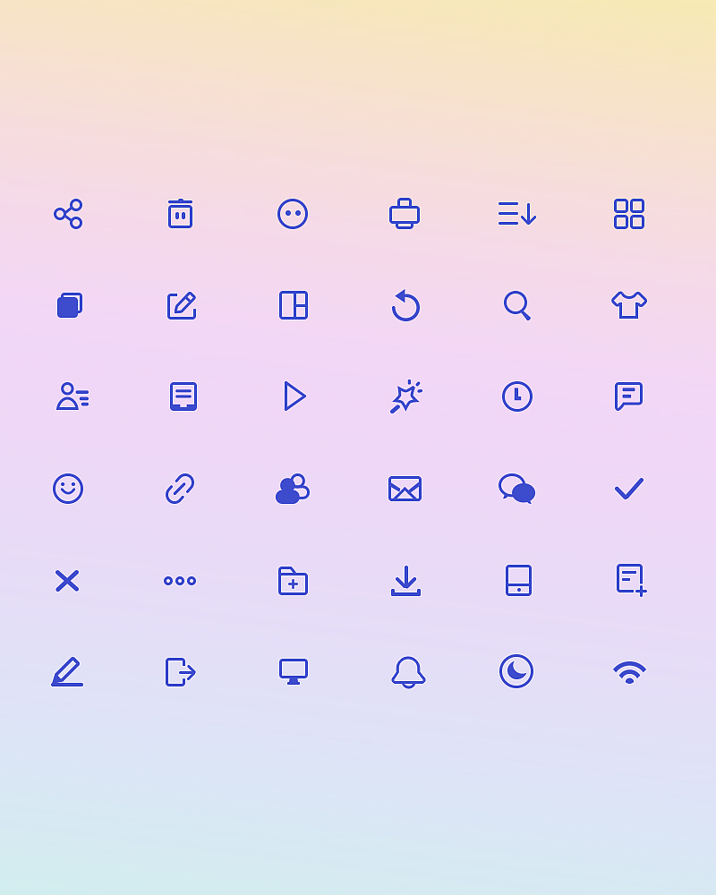 线性icon练习（图ZMTA2NDk1MjQ4） - 图标 - 站酷设计师多米粒儿原创素材 - 站酷ZCOOL