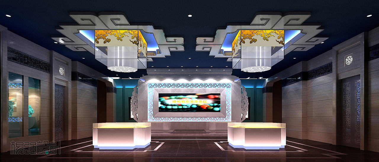 玉石国际展馆设计（图ZMTAwMzM0OTMy） - 展陈设计 - 站酷设计师杨强设计原创素材 - 站酷ZCOOL