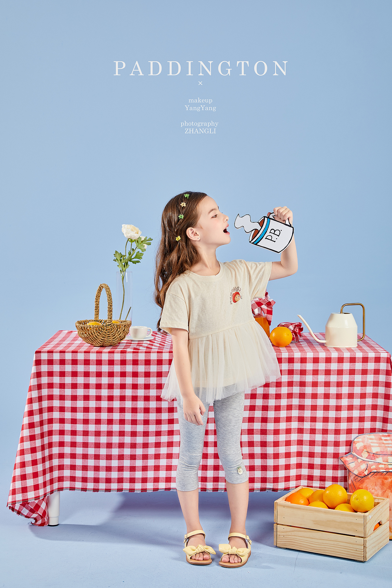 2021 s/s《PADDINGTON 》gril 童装拍摄（图ZMjQ0MDQ2ODg4） - 人像摄影 - 站酷设计师丶心五口原创素材 - 站酷ZCOOL