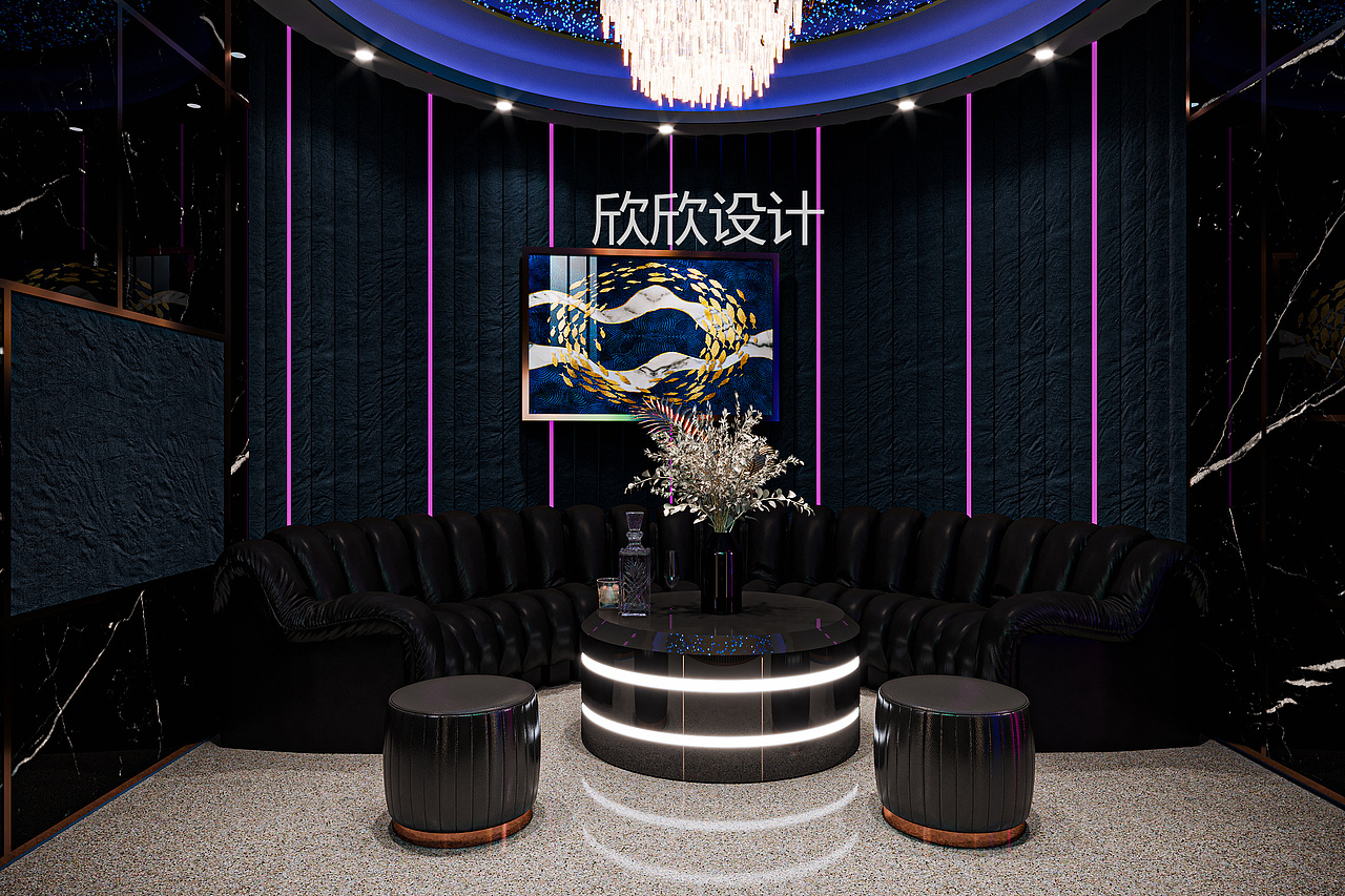 炫酷酒吧| 星夜设计（图ZMjczMjg0Mzc2） - 酒店餐饮设计 - 站酷设计师吴欣MM原创素材 - 站酷ZCOOL
