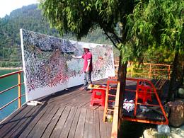 巢栖花园-油画作品