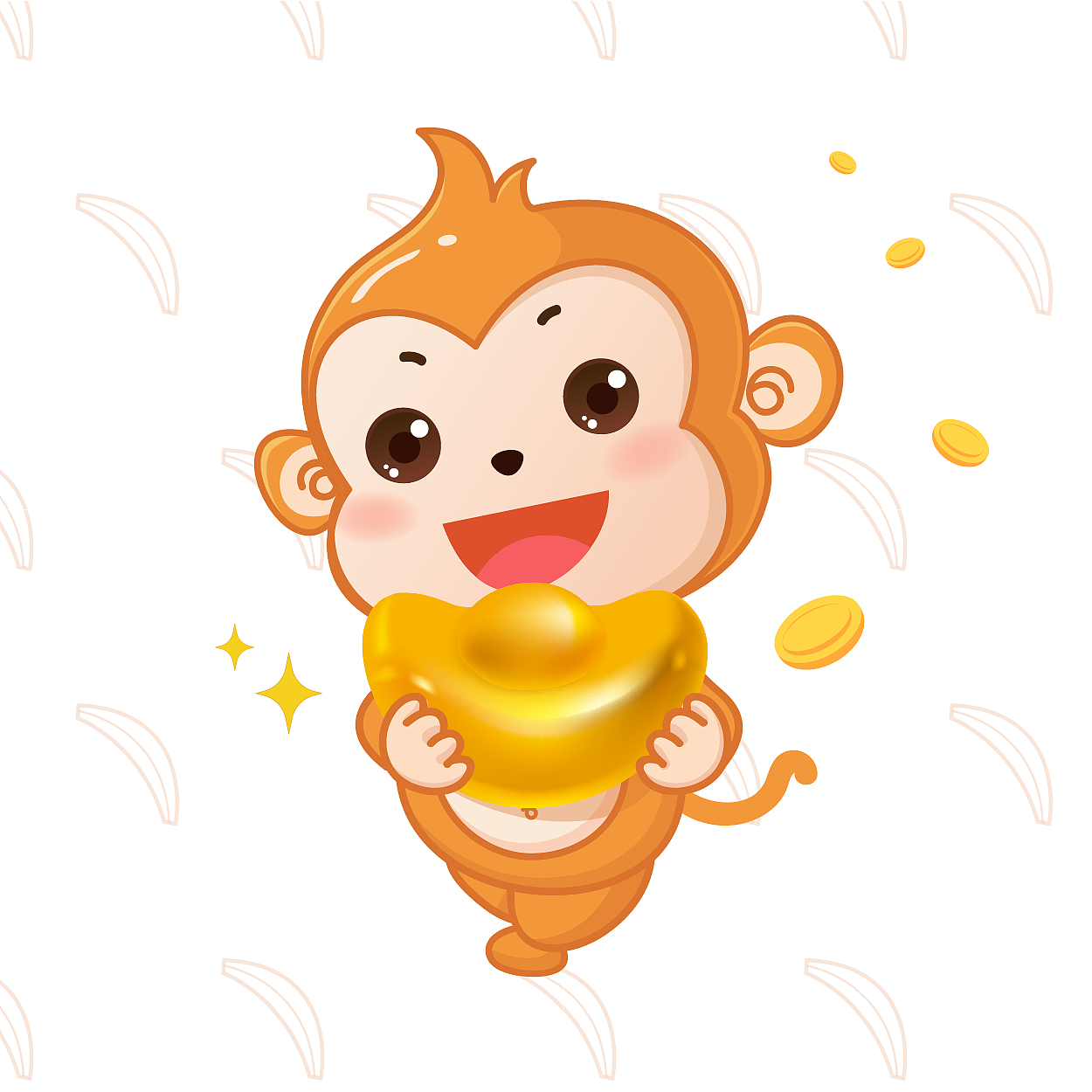 小猴子生日快乐图片-图库-五毛网