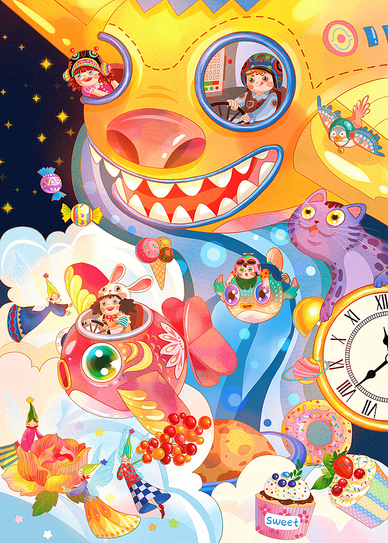 游乐场（图ZMjYxMDc4MzI4） - 创作习作 - 站酷设计师O林家兔子O原创素材 - 站酷ZCOOL