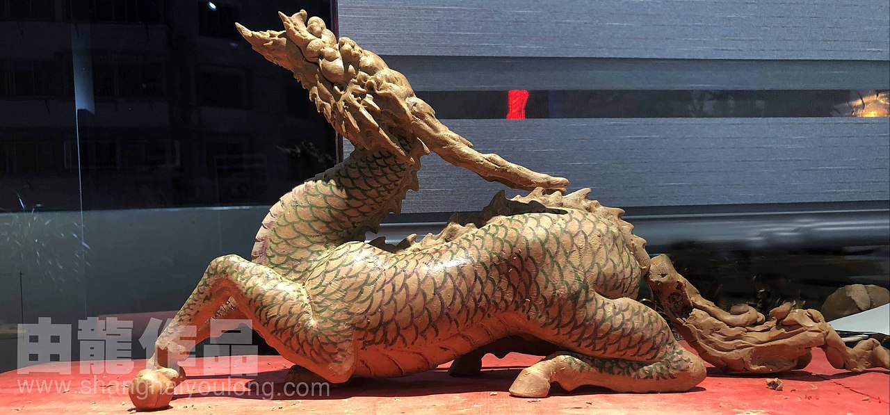 由龙款铜雕麒麟制作流程揭秘（图ZMjgwMzY5NTg0） - 工艺品设计 - 站酷设计师上海由龍工作室原创素材 - 站酷ZCOOL