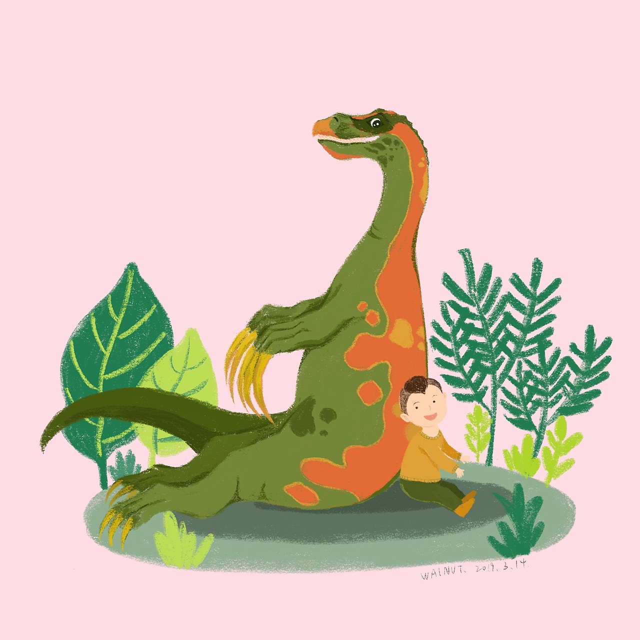 给兜兜画恐龙系列2