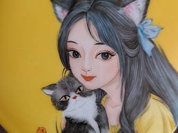 二次元陶瓷手绘首饰盒