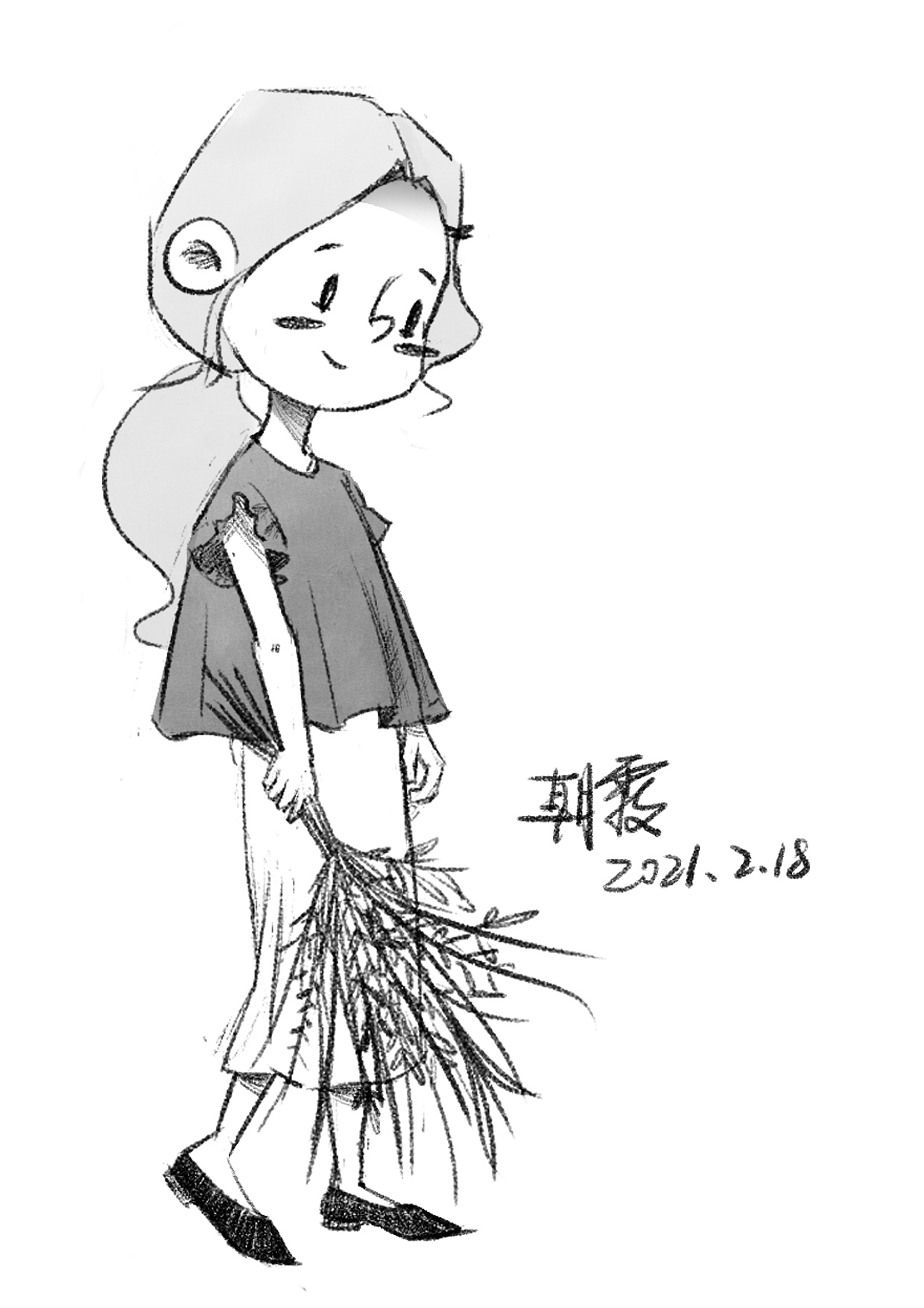 人物速写练习（图ZMjQ1OTMwOTY0） - 创作习作 - 站酷设计师朝霞123原创素材 - 站酷ZCOOL