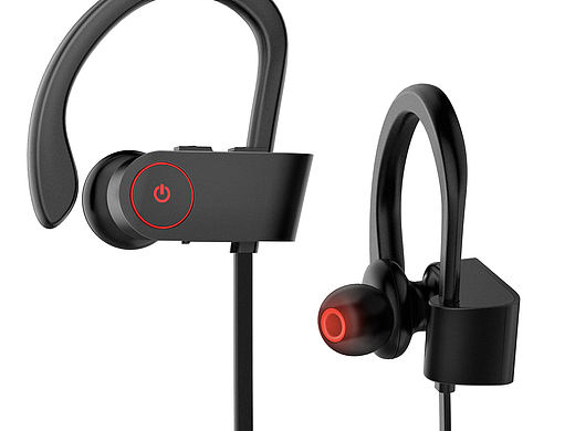 产品效果图渲染 | 挂耳式蓝牙耳机