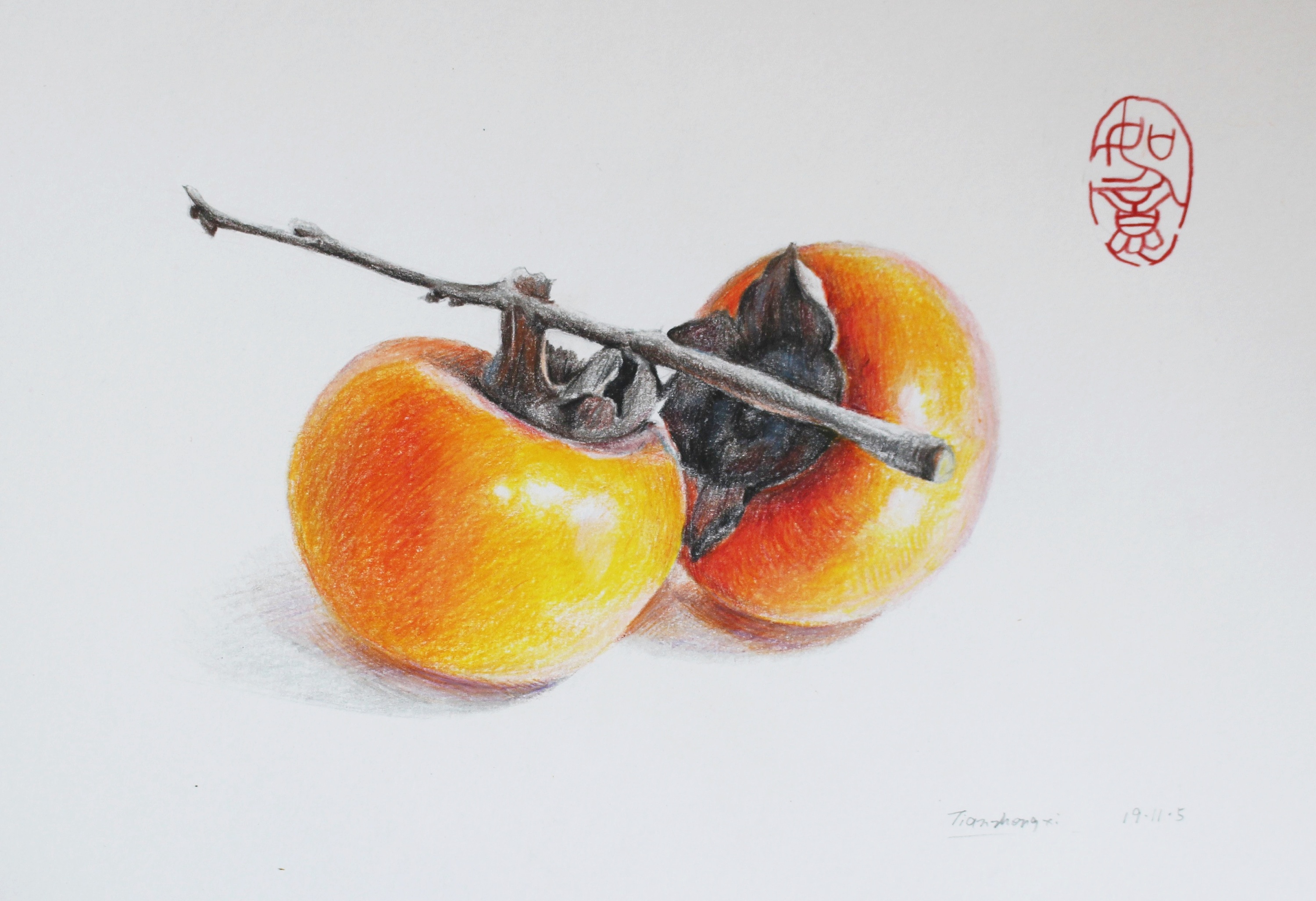 【事事如意】|纯艺术|彩铅|一只有思想的猫 - 原创作品 - 站酷 (zcool