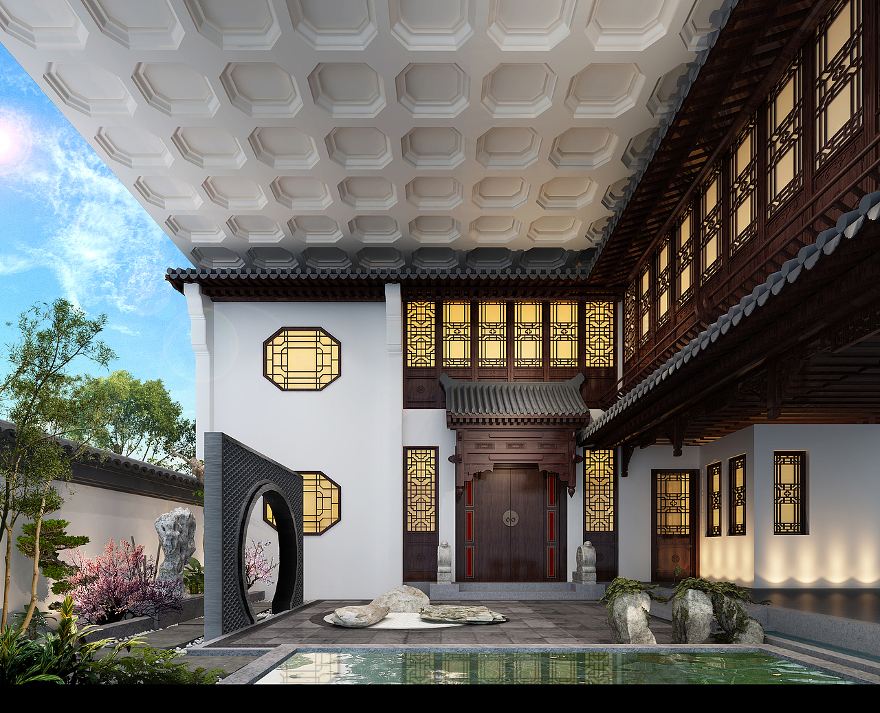 空中合院景观方案