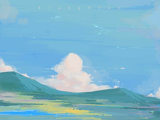 插画——来生做春风（个人主页-ZMzUwODg3ODA=） - 商业插画 - 站酷设计师飞行小岛原创素材 - 站酷ZCOOL