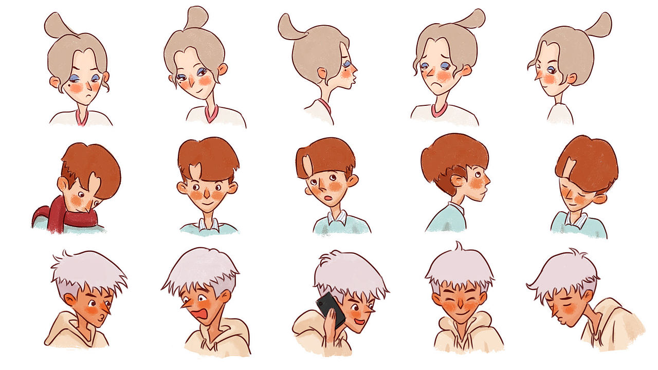 幸运app的人设海报