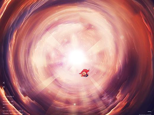 【PS教程】制作科幻无限旋转星空海报教学