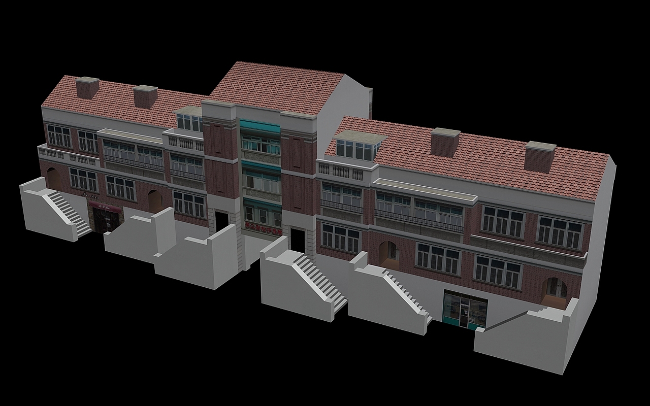 3ds max建筑模型|三维|建筑/空间|athelse7_原创作品-站酷zcool