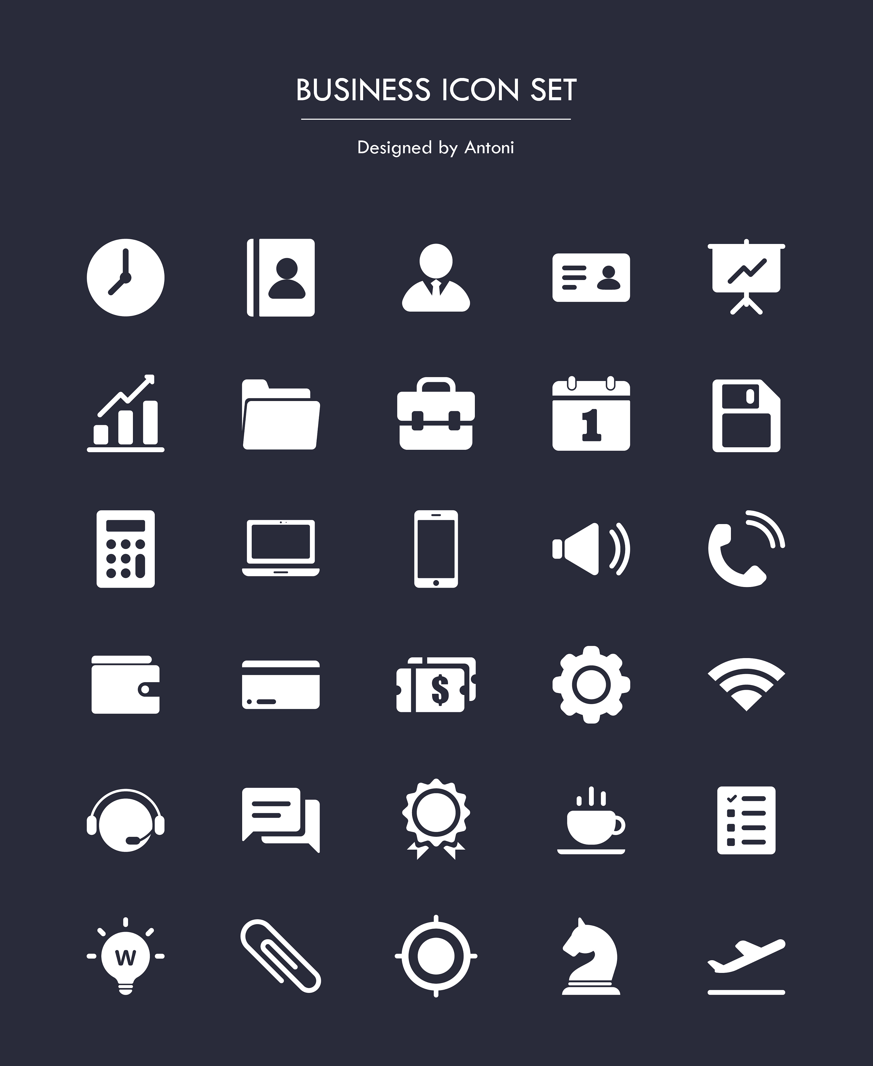 一组有关商业的icon设计|ui|图标|antonilaw - 原创作品 - 站酷