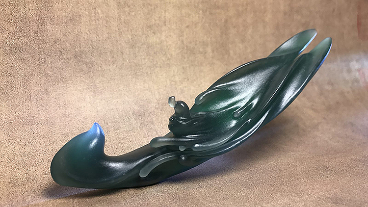 不期而至（图ZMTM0NTgzODI0） - 雕塑 - 站酷设计师庄家翡翠原创素材 - 站酷ZCOOL