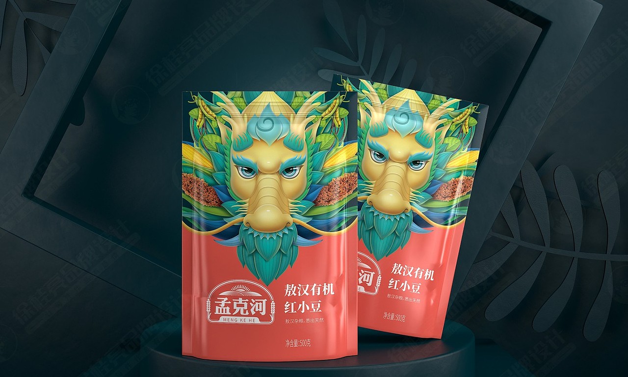 孟克河敖汉小米——徐桂亮品牌设计!