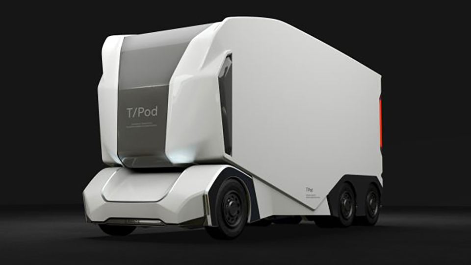 未来概念卡车设计科技感十足
