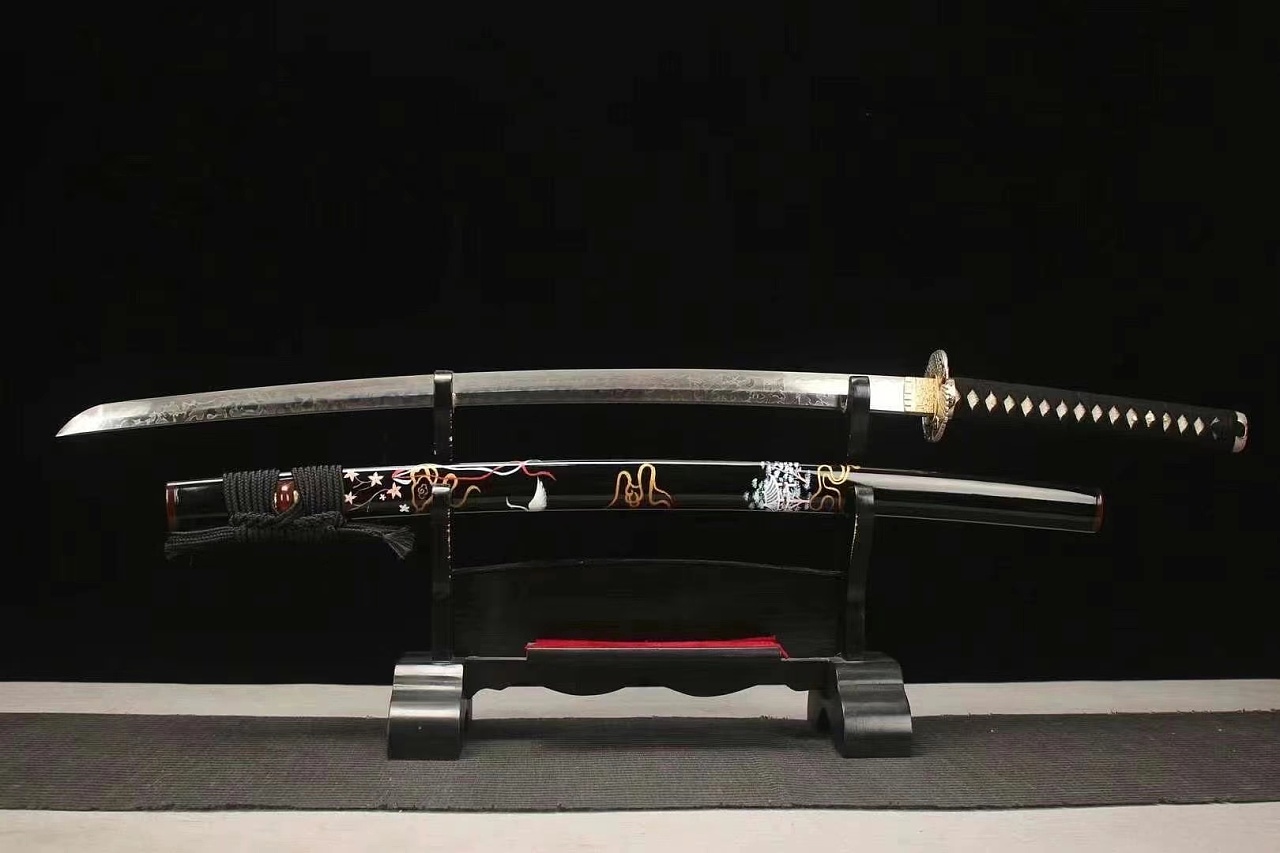 精工皆烧打刀鎏金银苍鹰刀装和风堂美术刀剑
