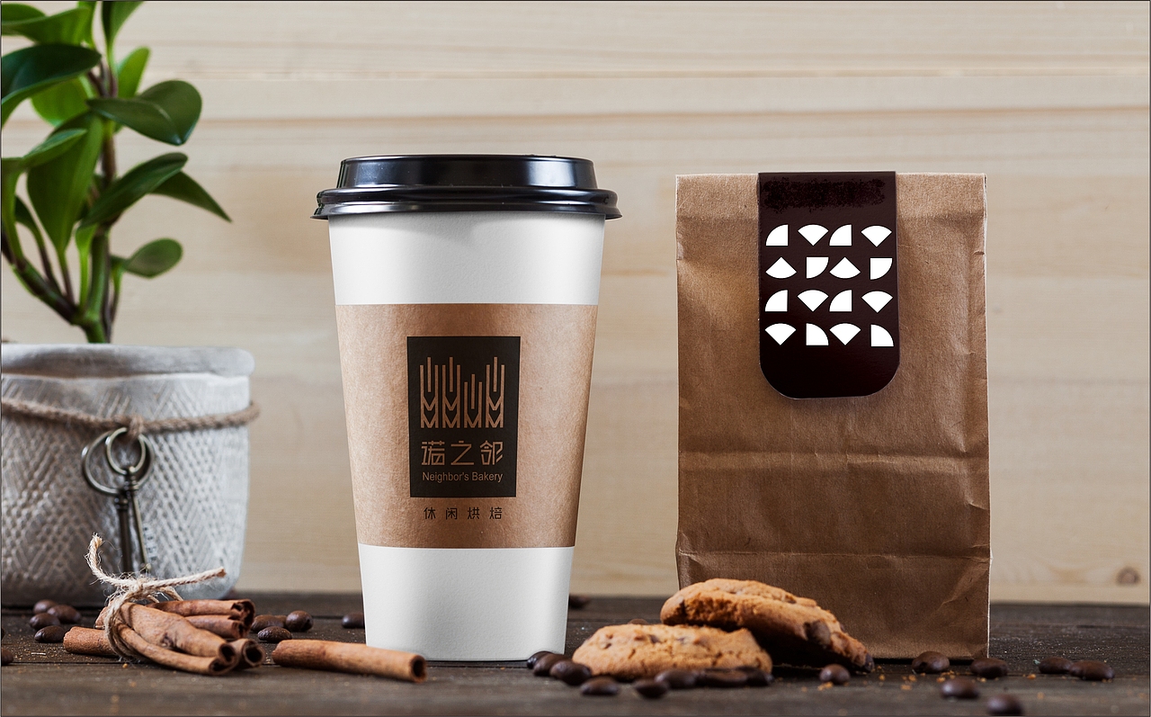 墨艺堂设计——诺之邻休闲烘焙（图ZMTE2NTU5NTE2） - 品牌 - 站酷设计师墨意堂原创素材 - 站酷ZCOOL