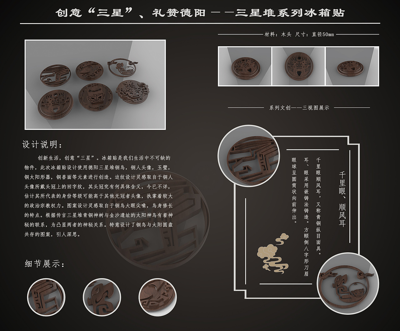 创意“三星”，礼赞德阳/文创/冰箱贴