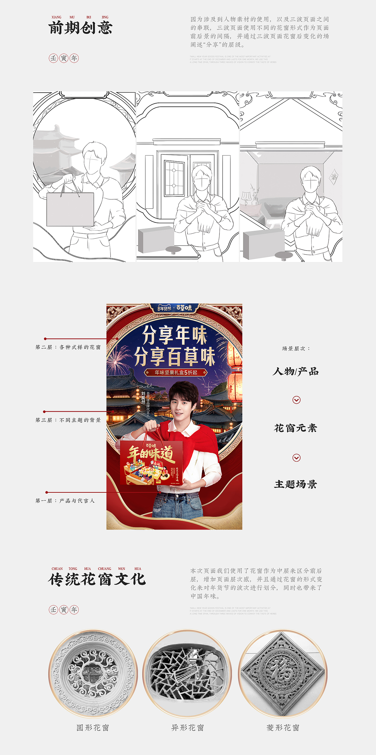 百草味视觉【2022年货节页面视觉方案】（图ZMjg5ODIxOTg0） - 电商 - 站酷设计师百草味品牌视觉原创素材 - 站酷ZCOOL