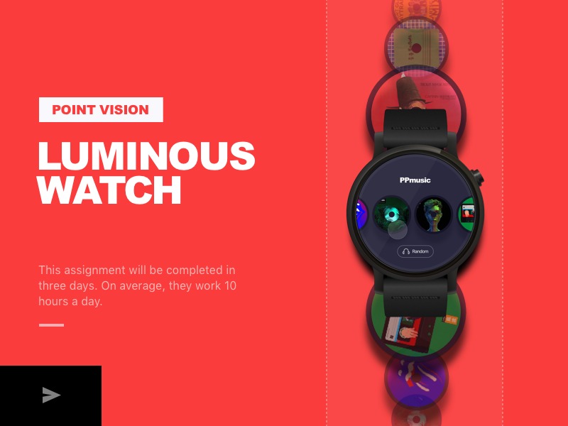 Luminous Watch-Point Vision概念创意交互