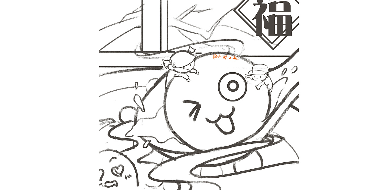 元宵节（图ZMjQzMjQyMDk2） - 商业插画 - 站酷设计师田圈圈儿原创素材 - 站酷ZCOOL