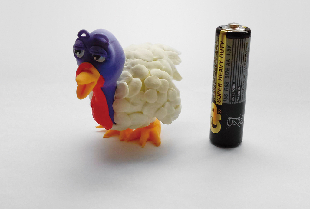 粘土练习作品之五:芝士