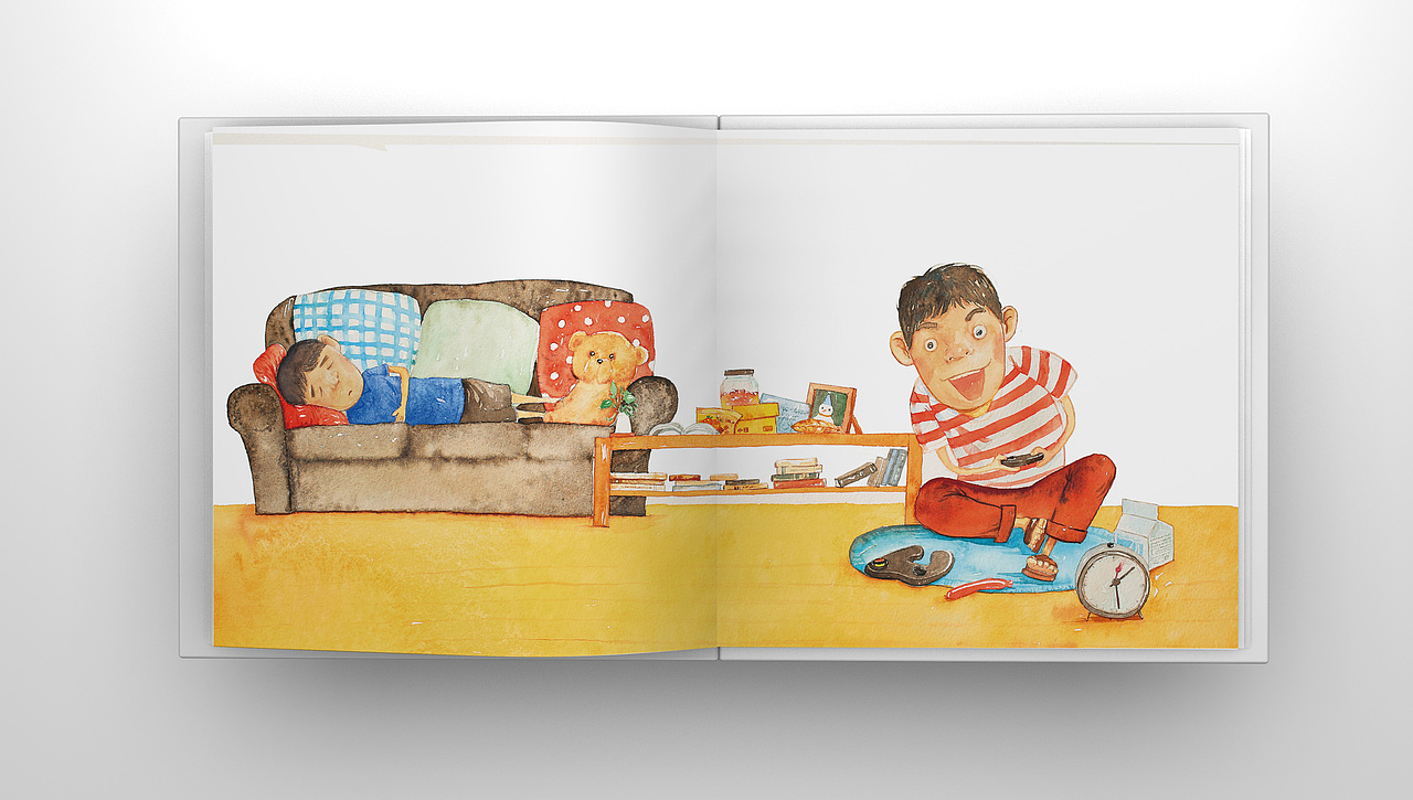 《你好，哥哥》同名绘本创作（图ZMjE5ODY5MjAw） - 绘本 - 站酷设计师程小新原创素材 - 站酷ZCOOL