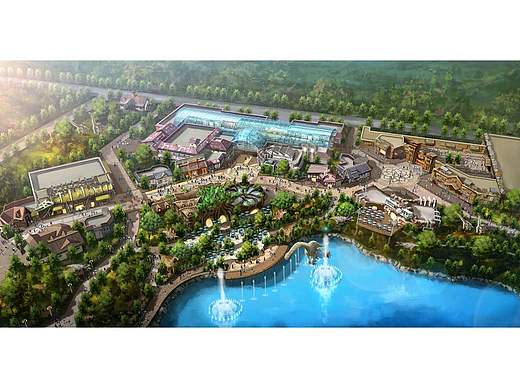 华谊兄弟电影世界（个人主页-ZNTYzMDMyNDA=） - 景观设计 - 站酷设计师圣景创筑原创素材 - 站酷ZCOOL