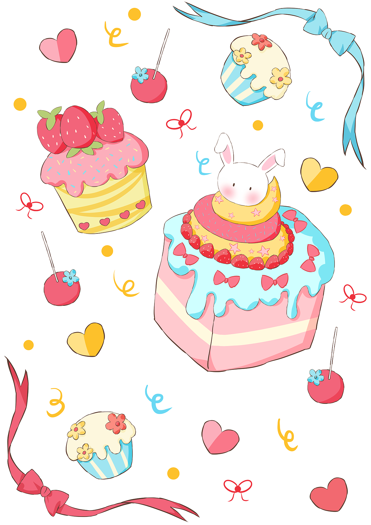 小兔CAKE草莓兔系列